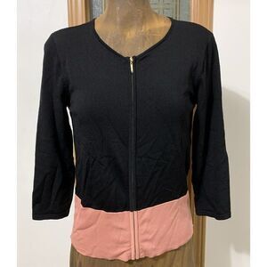 White House Black Market Zip Cardigan Sweater